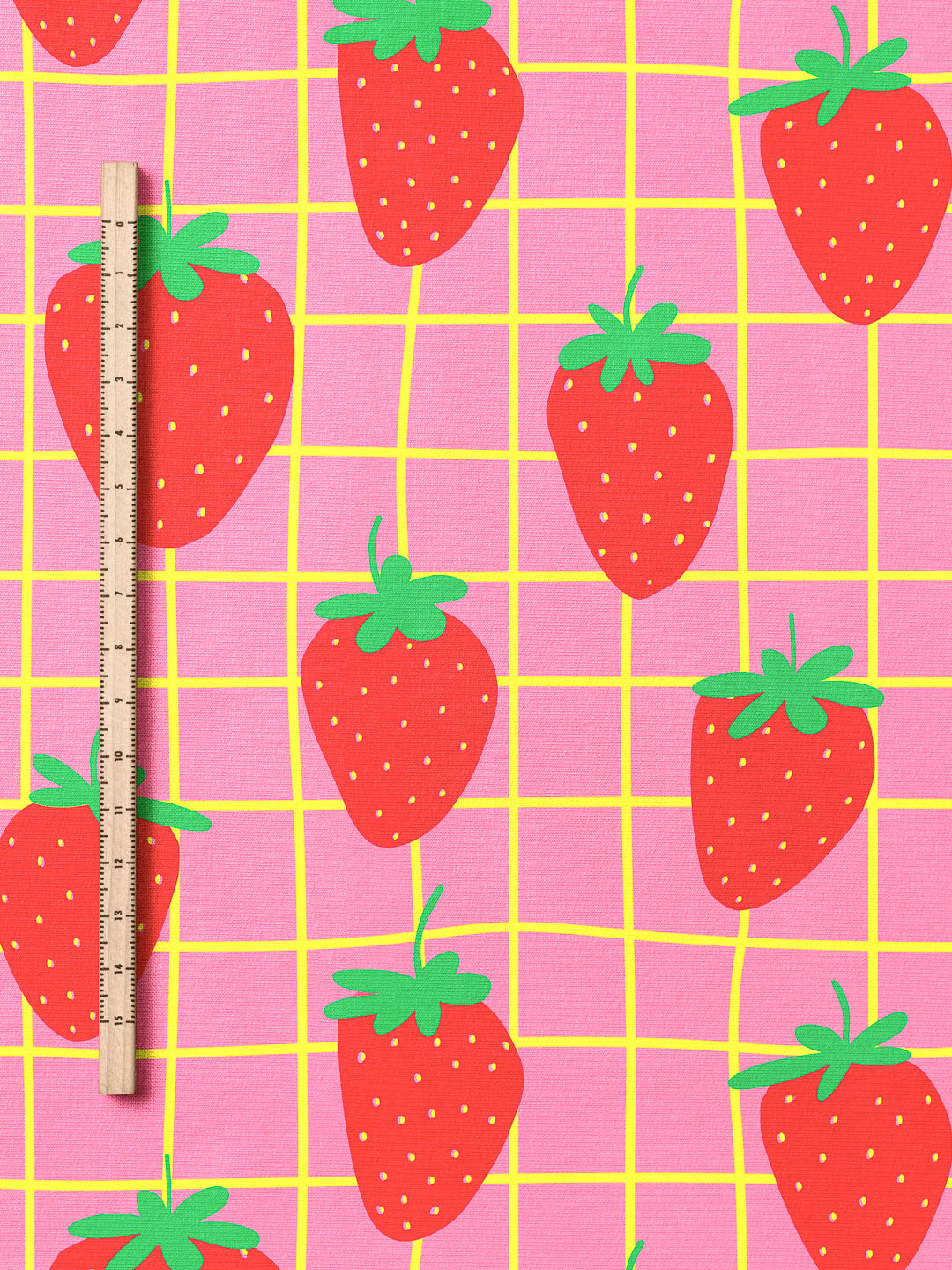 J&amp;J Bio Jersey Yummy Grid rosa