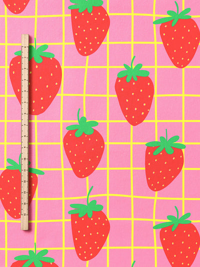 J&J Bio Jersey Yummy Grid rosa