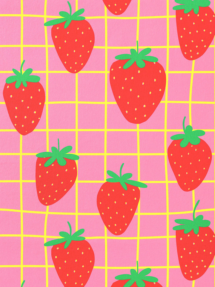 J&amp;J Bio Jersey Yummy Grid rosa