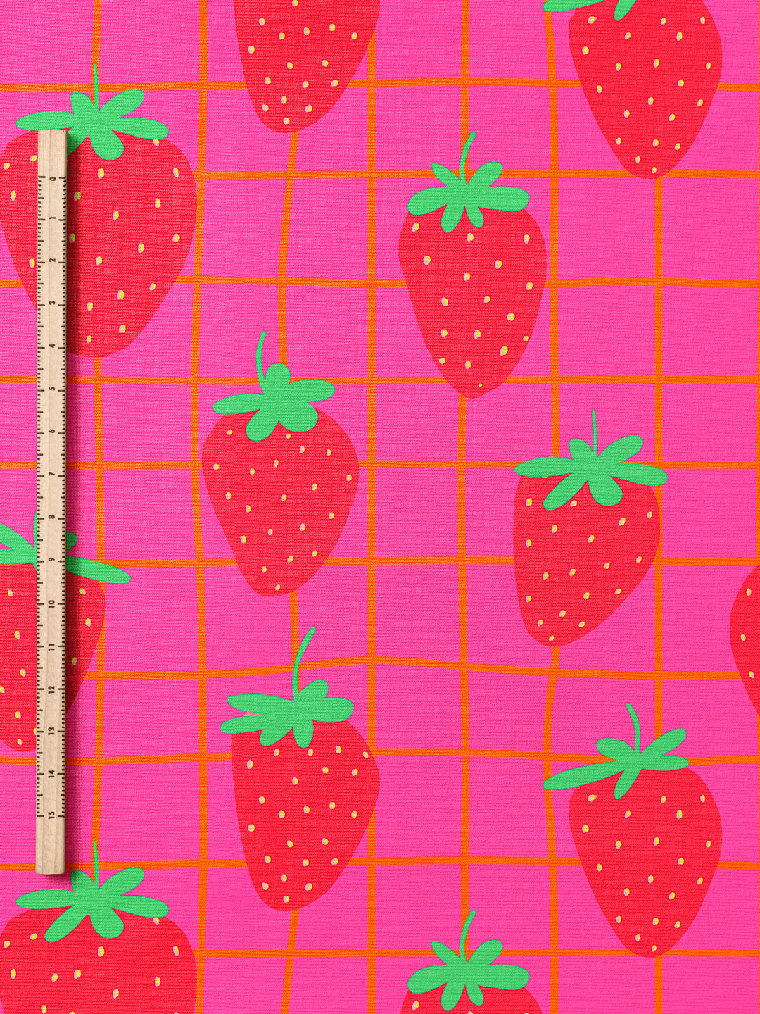 J&amp;J Bio Jersey Yummy Grid magenta