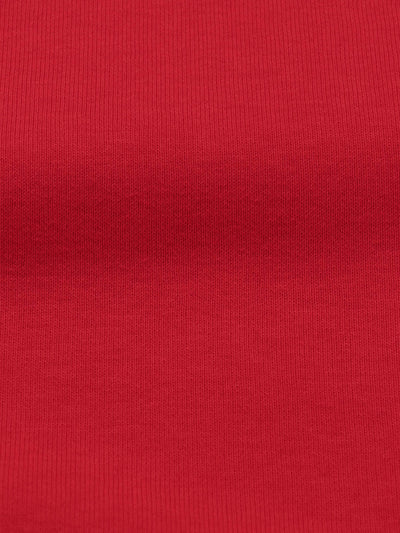 J&J Kuschelsweat uni rot extrabreit