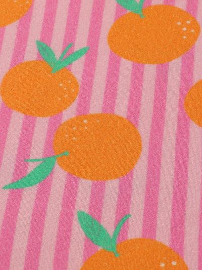 J&J Bio Frottee Stripez'n Tangerines rosa