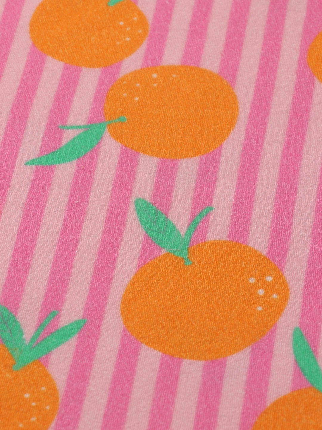 J&J Bio Frottee Stripez'n Tangerines rosa