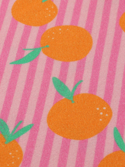 J&J Bio Frottee Stripez'n Tangerines rosa