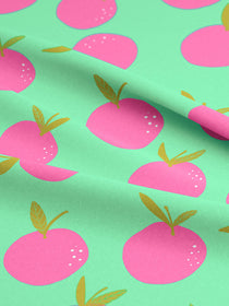 J&J Bio BW-Modal Jersey Sweet Tangerines aqua 