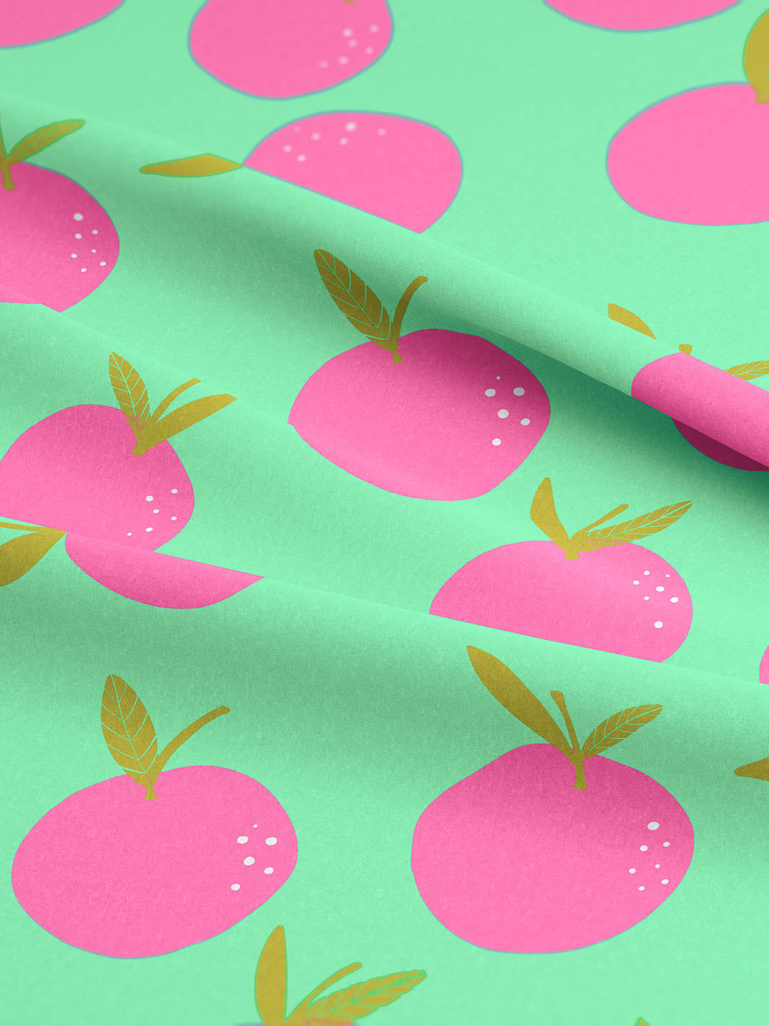 J&J Bio BW-Modal Jersey Sweet Tangerines aqua 