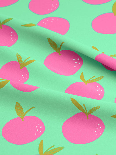 J&J Bio BW-Modal Jersey Sweet Tangerines aqua 