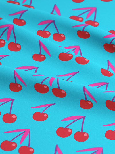 J&J Bio Jersey Cherry Lady helltürkis