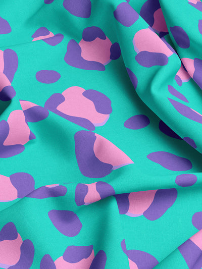 J&J Viskose Leo Excentric light emerald