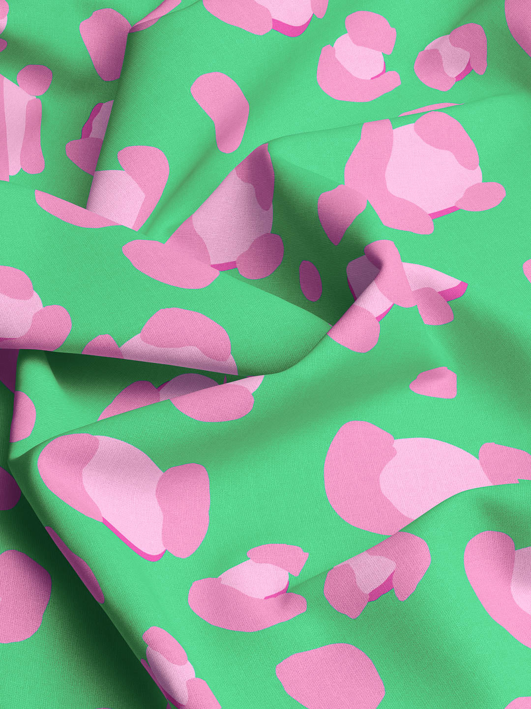 J&J Viskose Leo Excentric springgreen