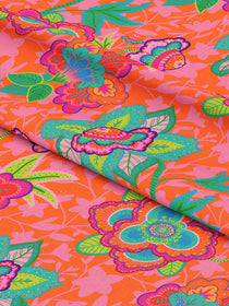 J&J Bio Canvas Fabulous Flowers orange