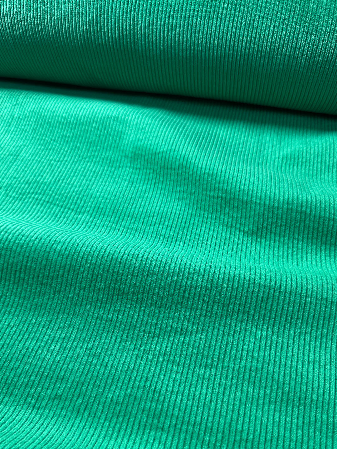 J&J Cord Uni 6W Stretch smaragd