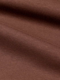 J&J Kuschelsweat uni dark chocolate extrabreit