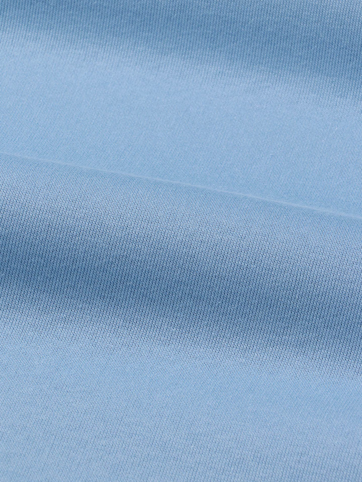 J&amp;J Kuschelsweat uni sky extrabreit