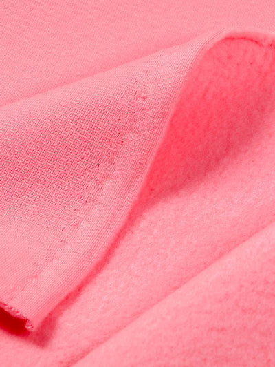 J&J Kuschelsweat uni rose extrabreit