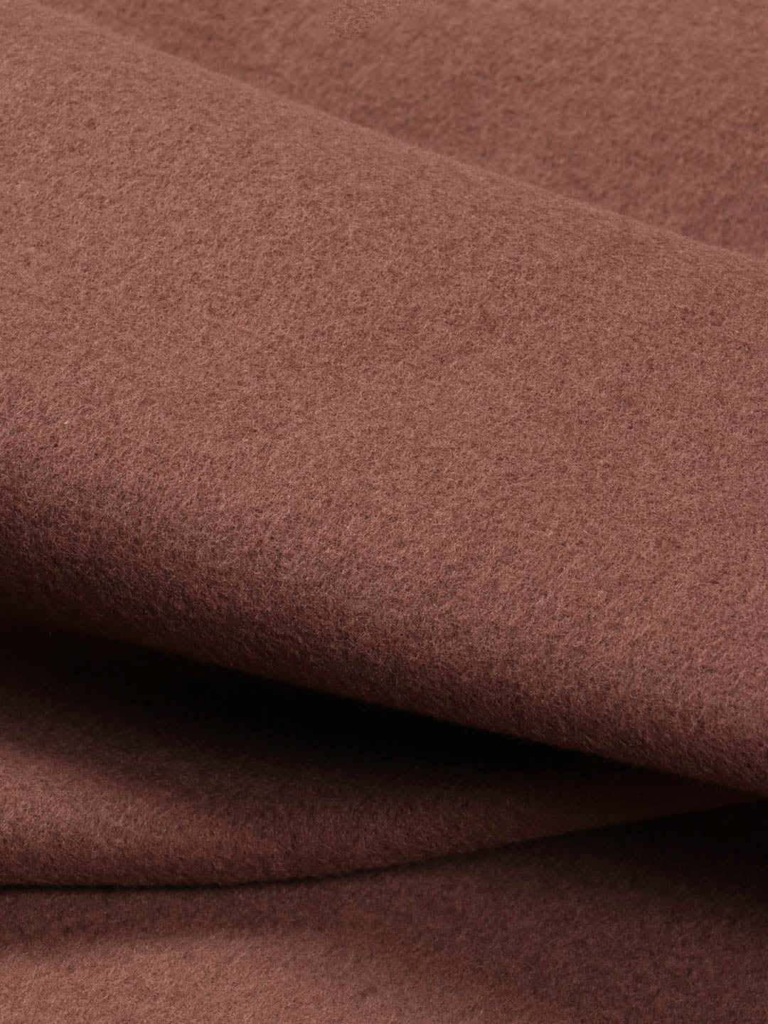 J&amp;J Kuschelsweat uni dark chocolate extrabreit