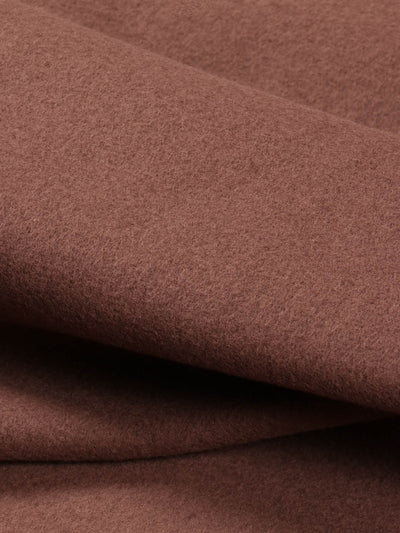 J&J Kuschelsweat uni dark chocolate extrabreit