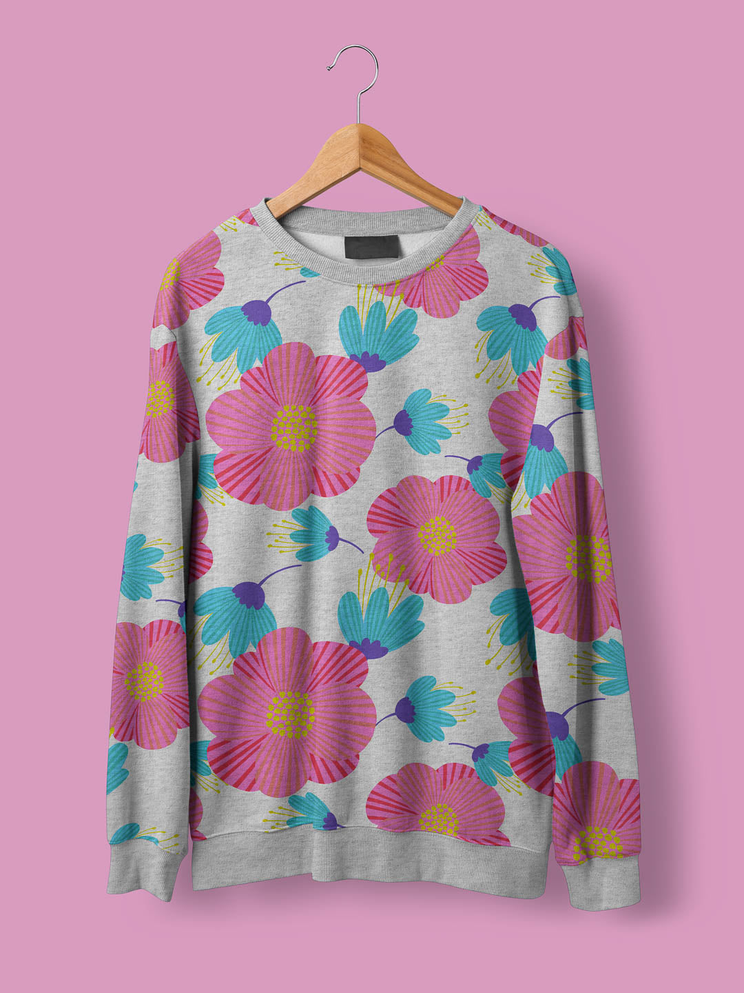 J&J French Terry Bundle Pauline grau melange