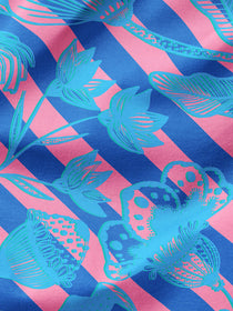 J&J Bio Kuschelsweat Big Bouquet royal pink