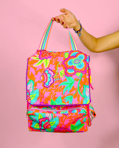 J&J Bio Canvas Fabulous Flowers orange