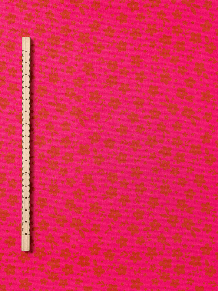 J&amp;J Bio Jersey Petite Fleurs rot