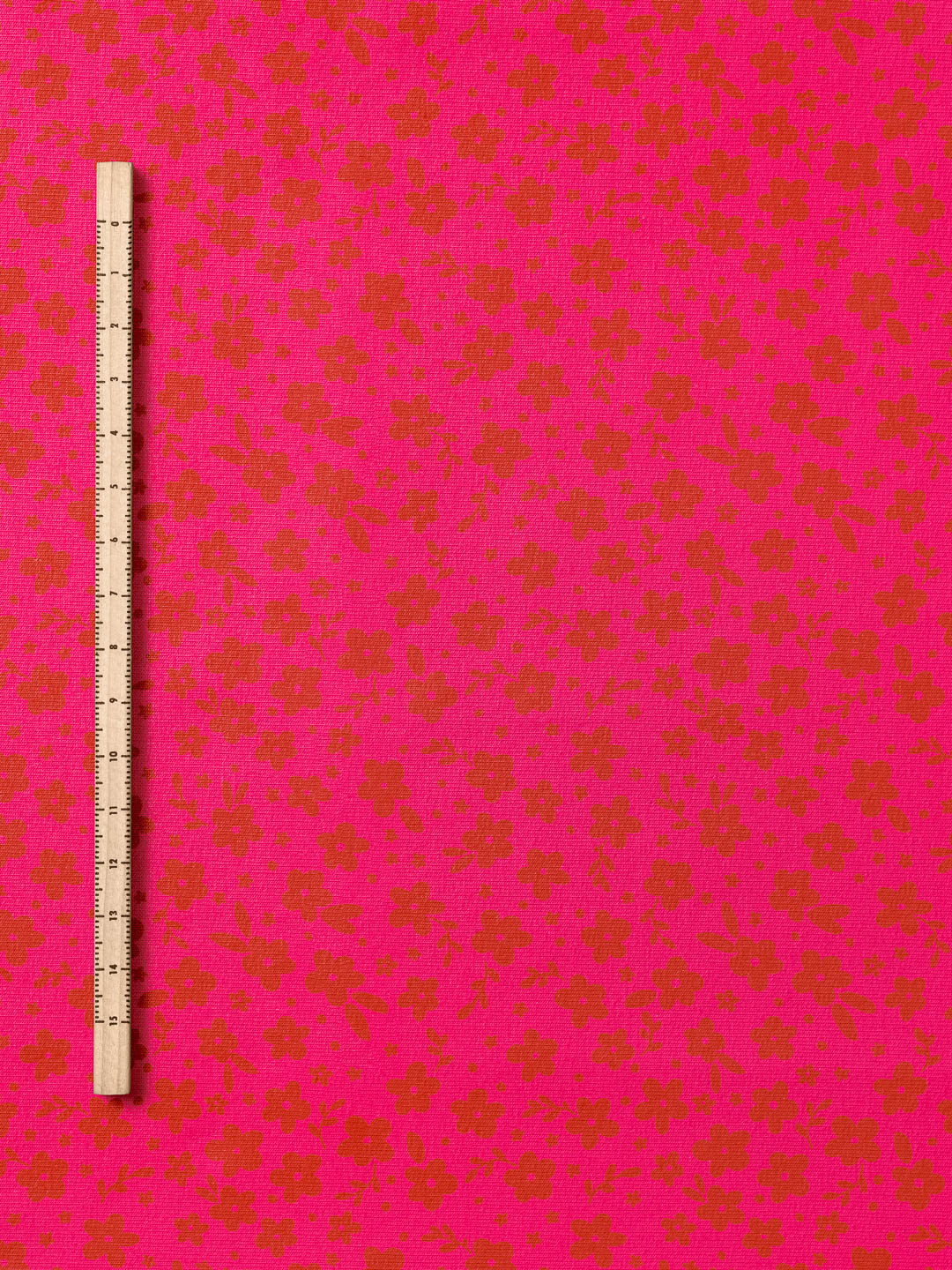 J&J Bio Jersey Petite Fleurs rot