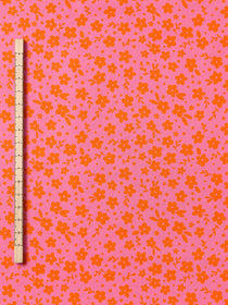 J&J Bio Jersey Petite Fleurs rosa