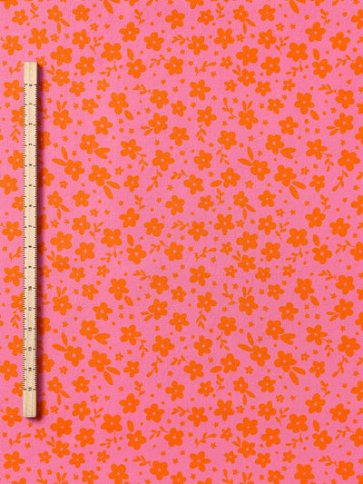 J&J Bio Jersey Petite Fleurs rosa