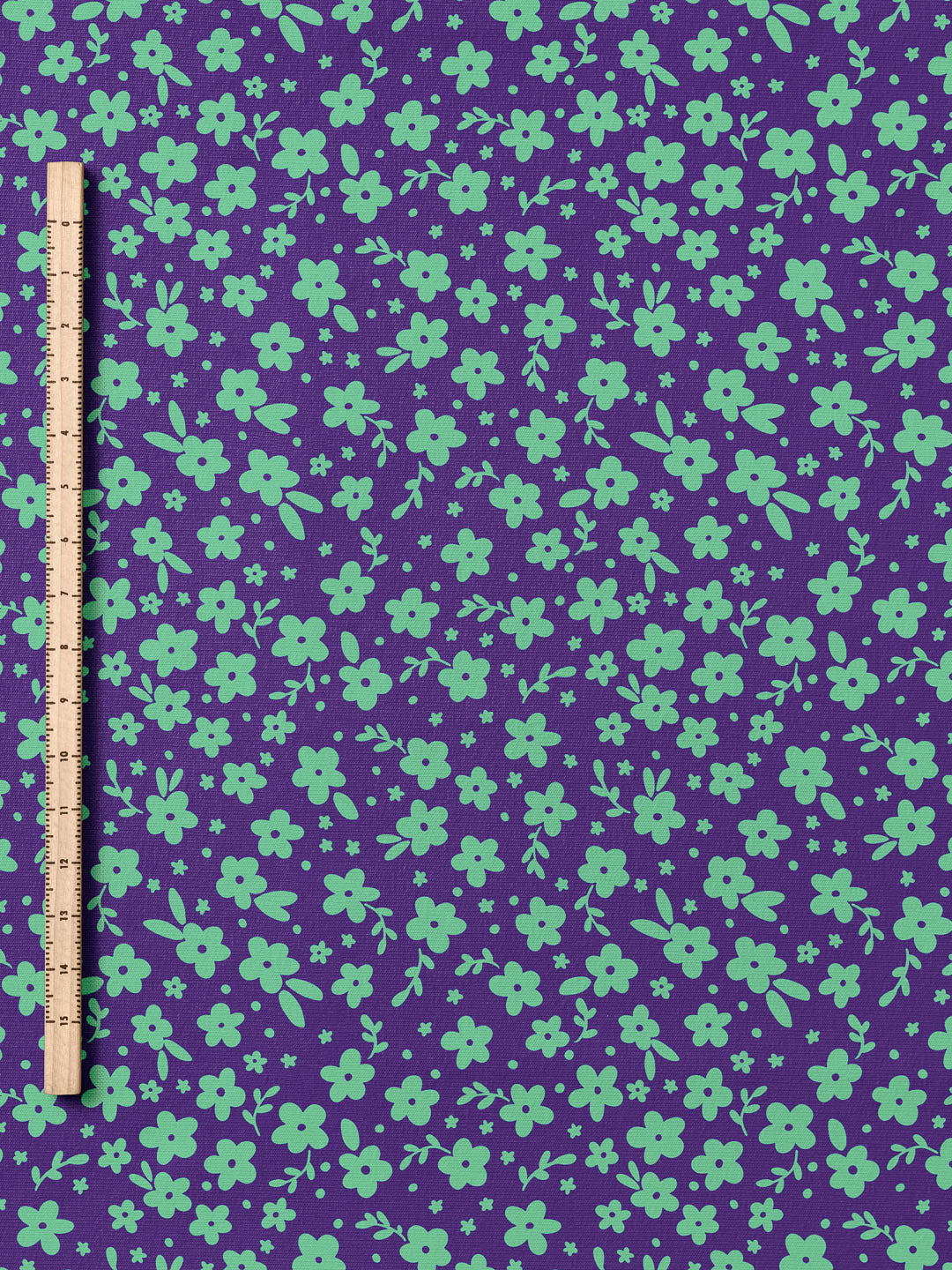 J&J Bio Jersey Petite Fleurs lila