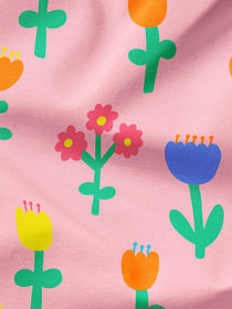 J&J Bio Kuschelsweat Frühlingsgefühle hellrosa