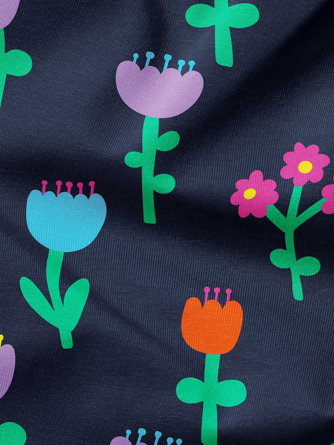 J&J Bio Kuschelsweat Frühlingsgefühle marine