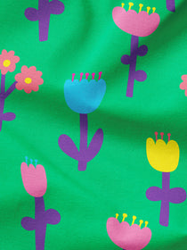 J&J Bio Kuschelsweat Frühlingsgefühle hellgrün