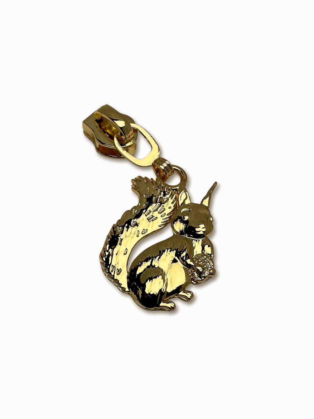 J&J Zipper #5 Squirrel gold