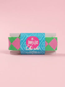 J&J Gurtband Premium 38mm Diamondz rosa grün