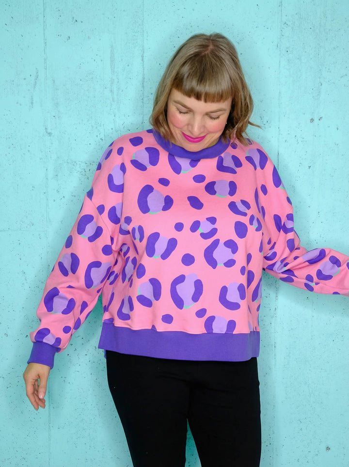 J&amp;J Bio Kuschelsweat - Leo Excentric rosa
