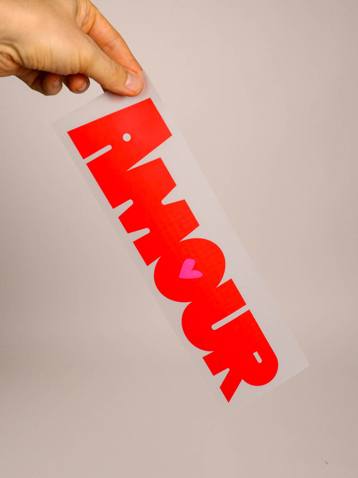 J&amp;J Bügelbild XL - Amour