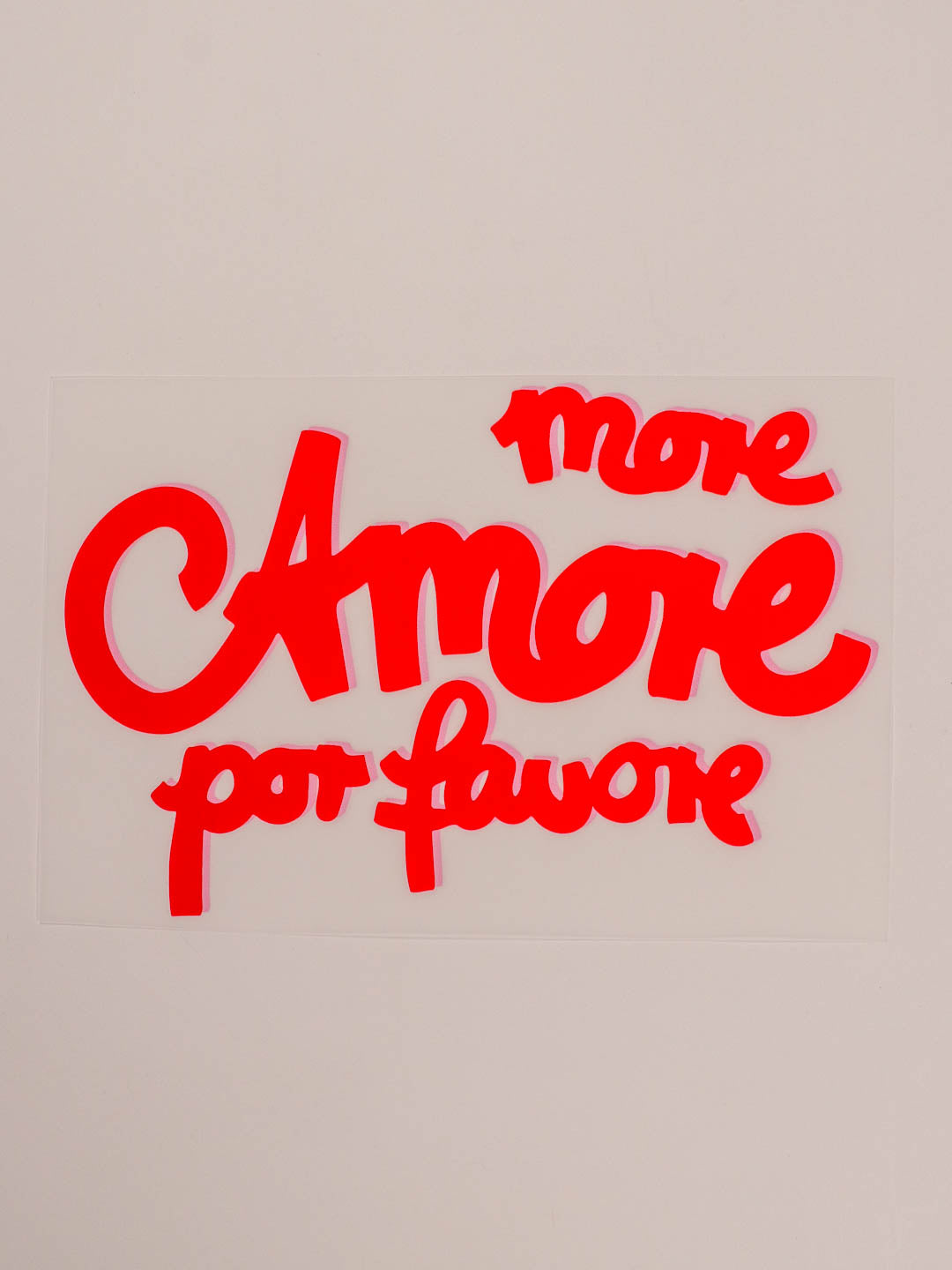 J&amp;J Bügelbild XL - More Amore