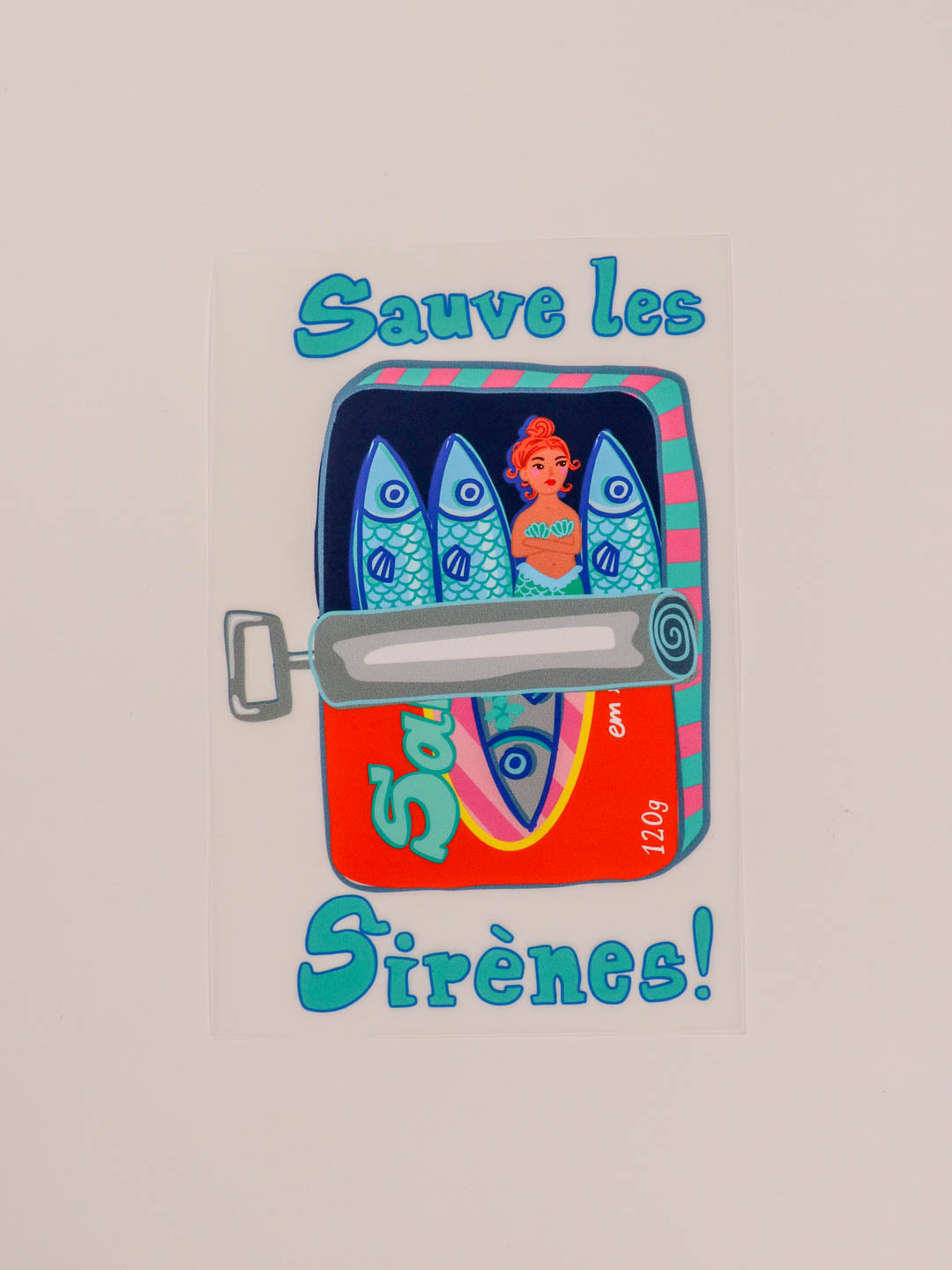 J&amp;J Bügelbild XL - Sauve les Sirenes