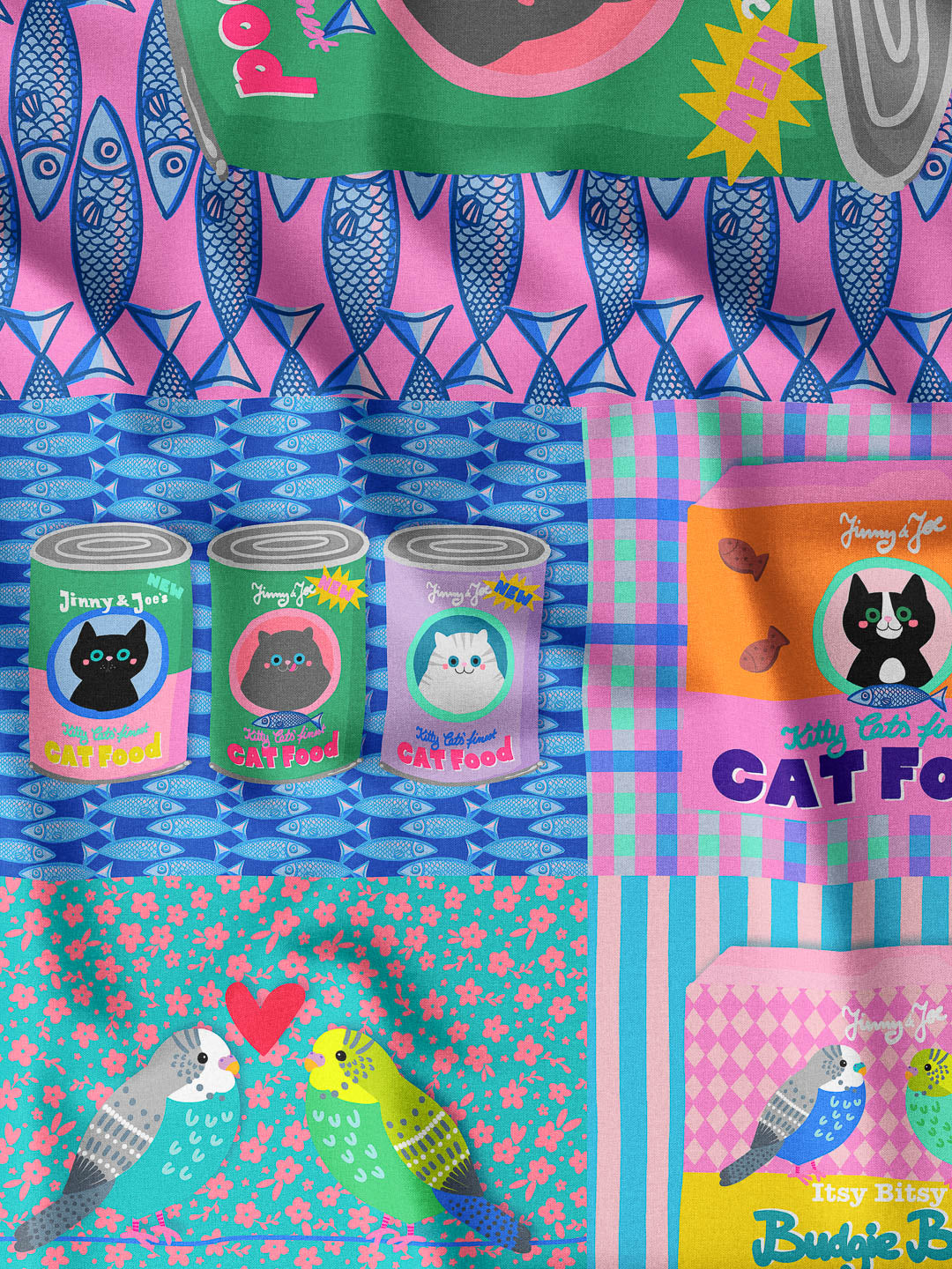 J&amp;J Bio Canvas Panel Pet Shop