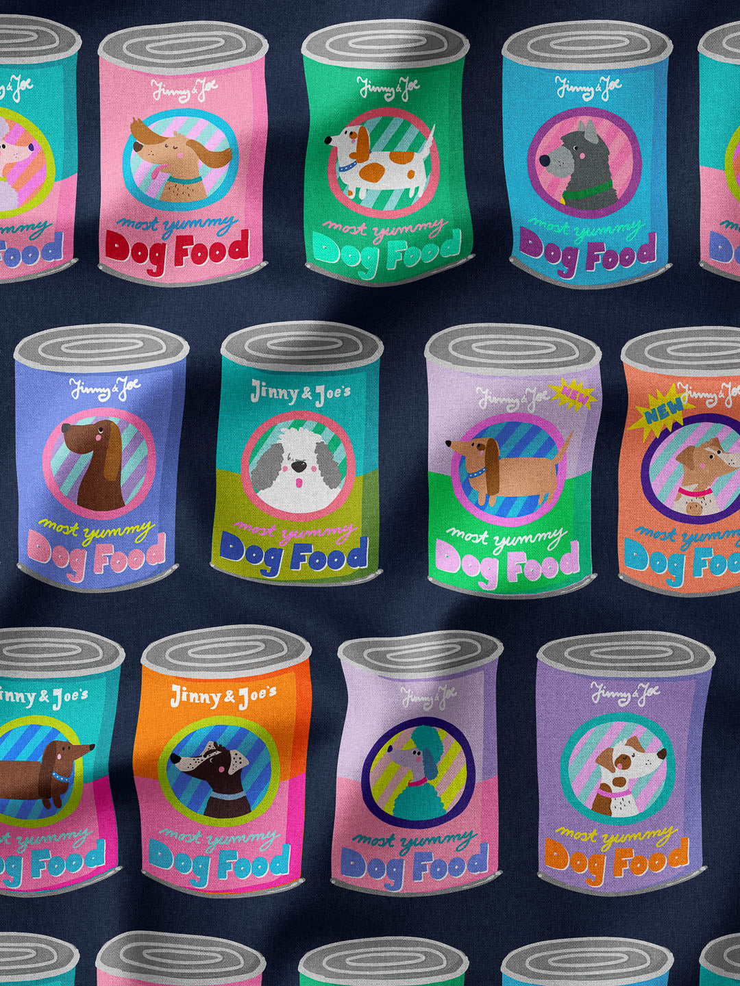 J&amp;J Bio Canvas Doggies Delight marine
