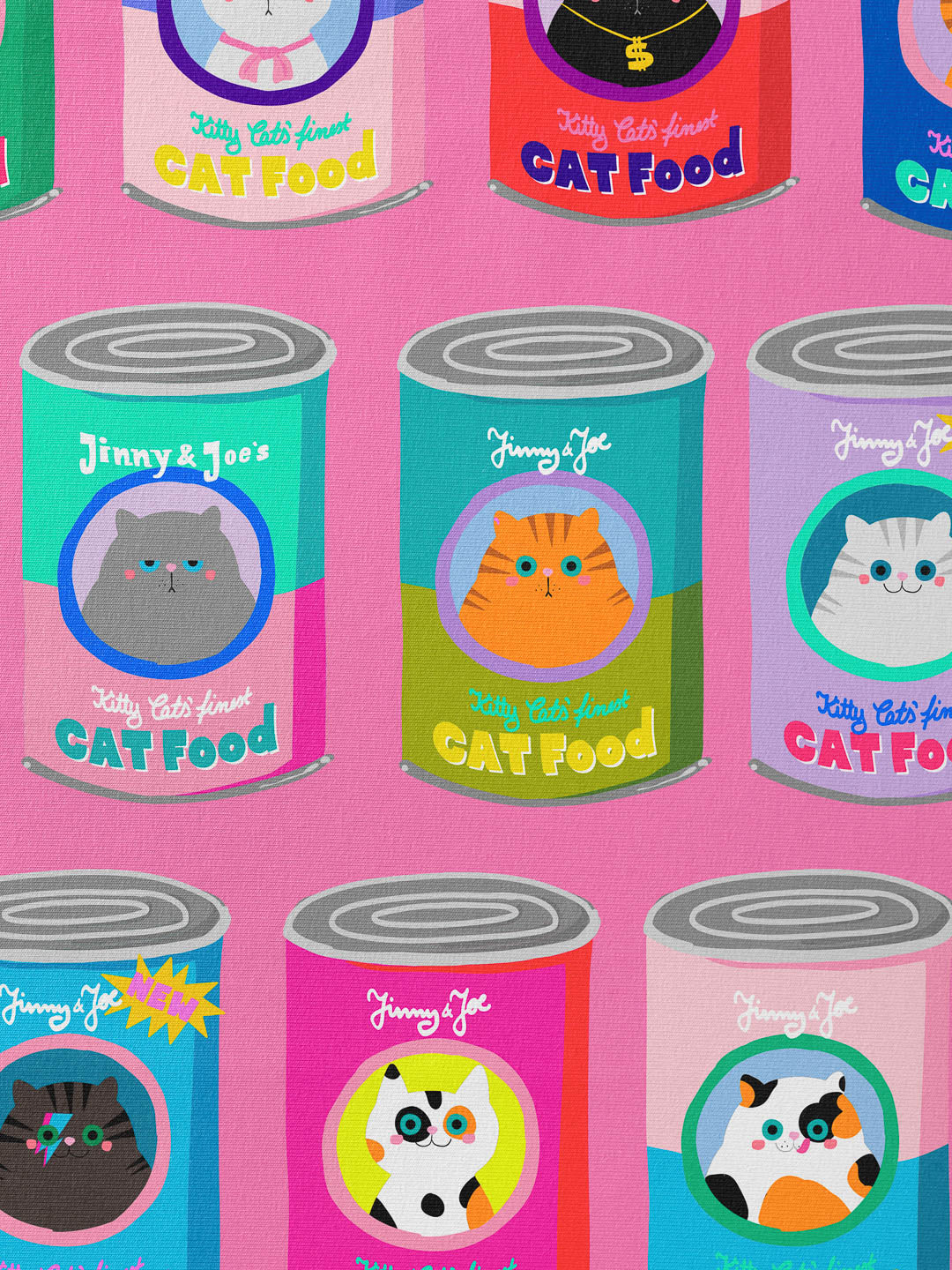 J&amp;J Bio Jersey Kitty Cats Finest pink