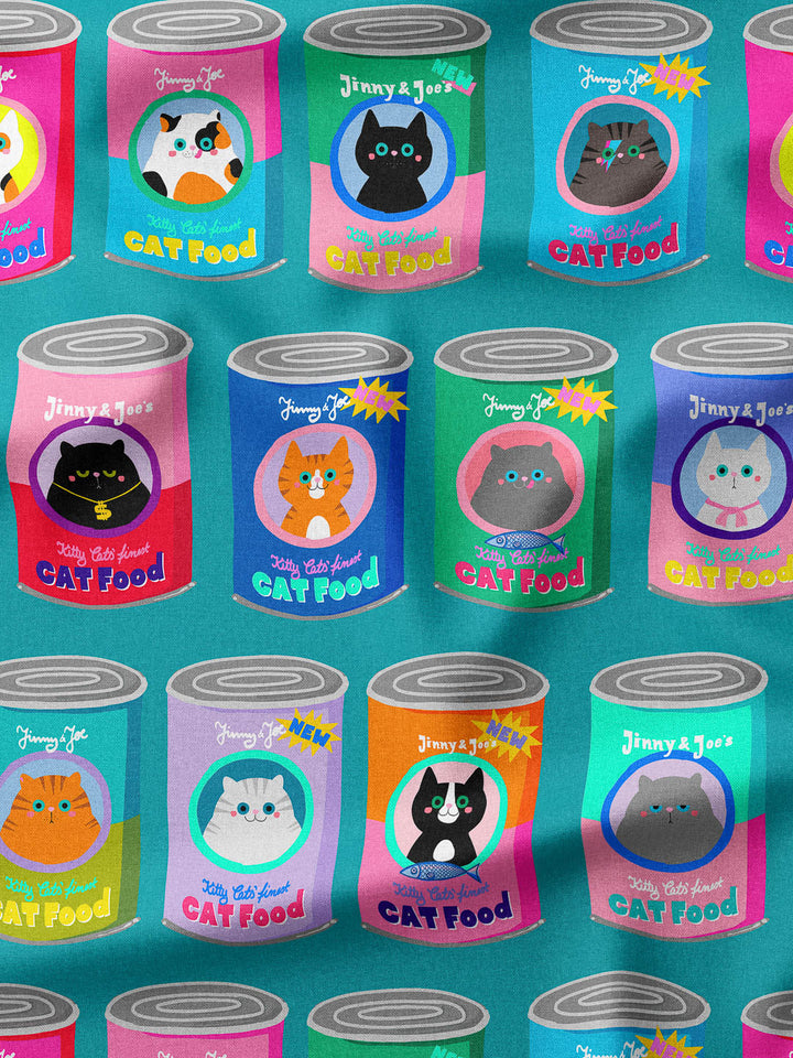 J&amp;J Bio Canvas Kitty Cats Finest emerald