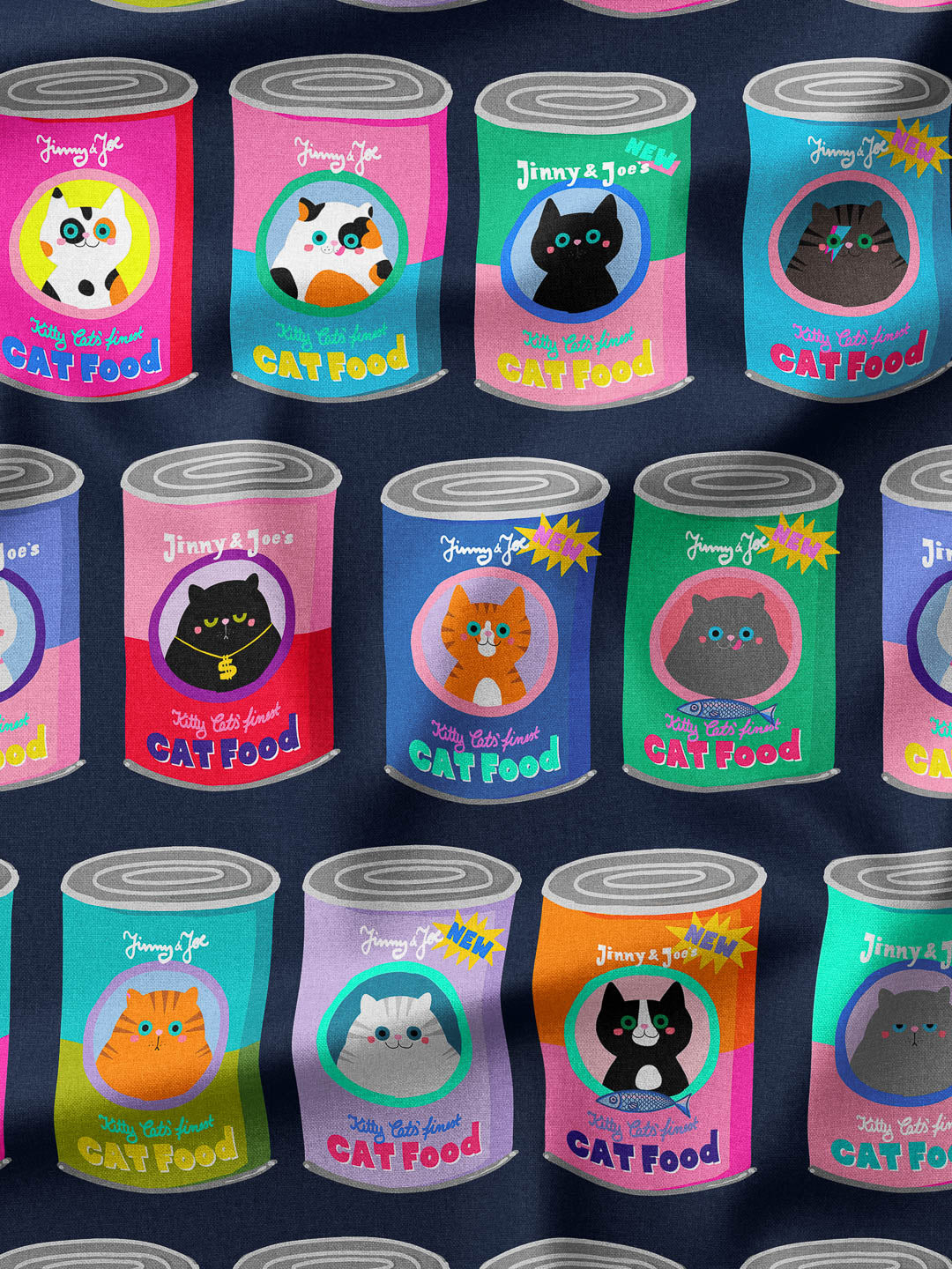 J&amp;J Bio Canvas Kitty Cats Finest marine
