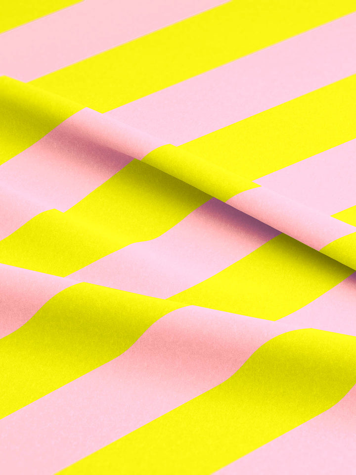J&amp;J Bio Jersey Diagonalz rosa gelb