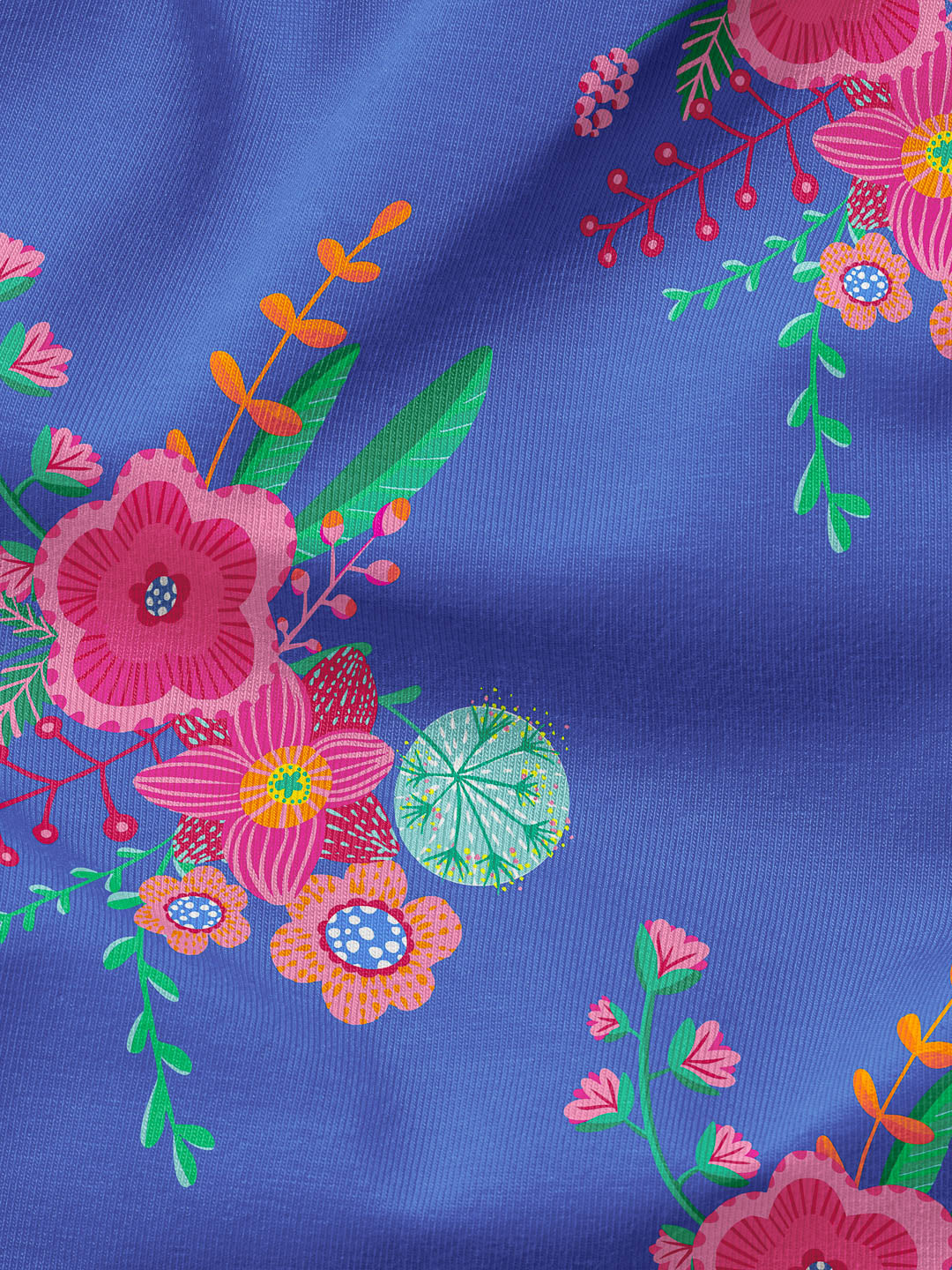 J&J Bio Kuschelsweat Bloom Baby blau