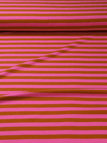 J&J Bio Jersey Ringelz cognac-pink