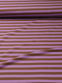 J&J Bio Jersey Ringelz lilac-braun