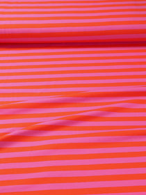 J&J Bio Jersey Ringelz blutorange-pink