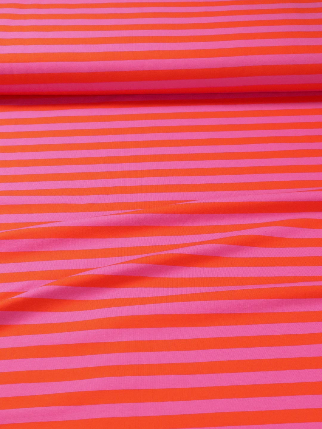 J&J Bio Jersey Ringelz blutorange-pink