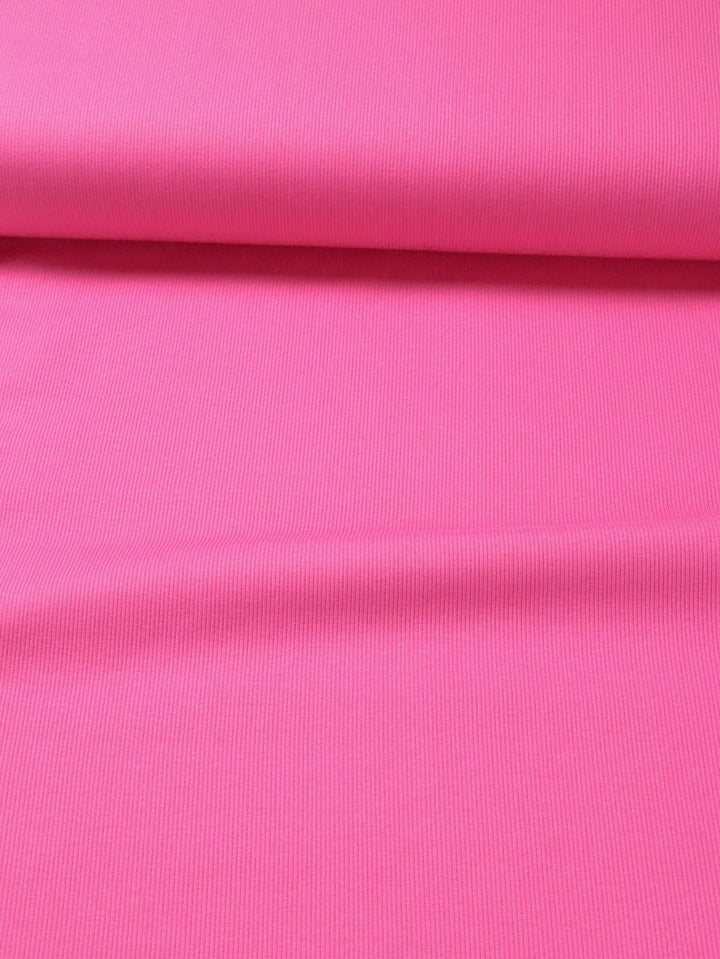 J&amp;J Bio Rippjersey pink | Bündchenstoff